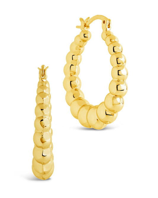 Audrey Bubble Sphere Hoop Earrings