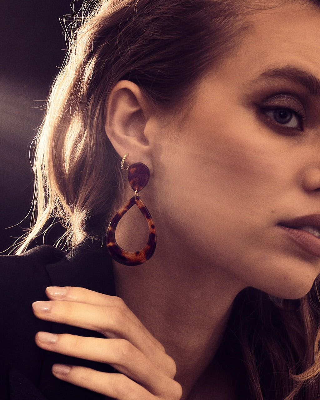 Resin Teardrop Earrings Earring Sterling Forever Farewell 