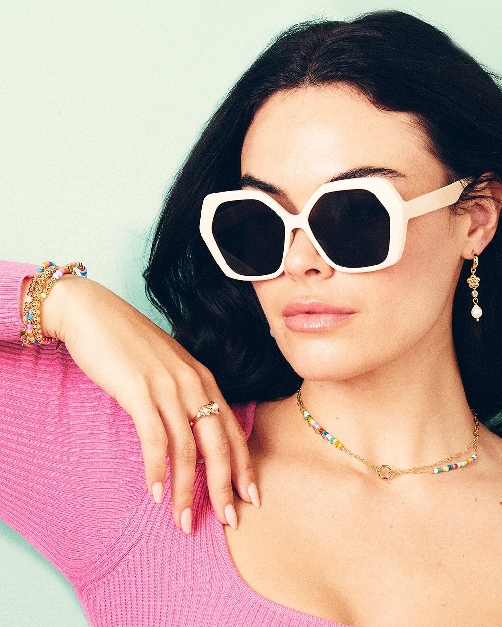 June Hoops Earring Sterling Forever
