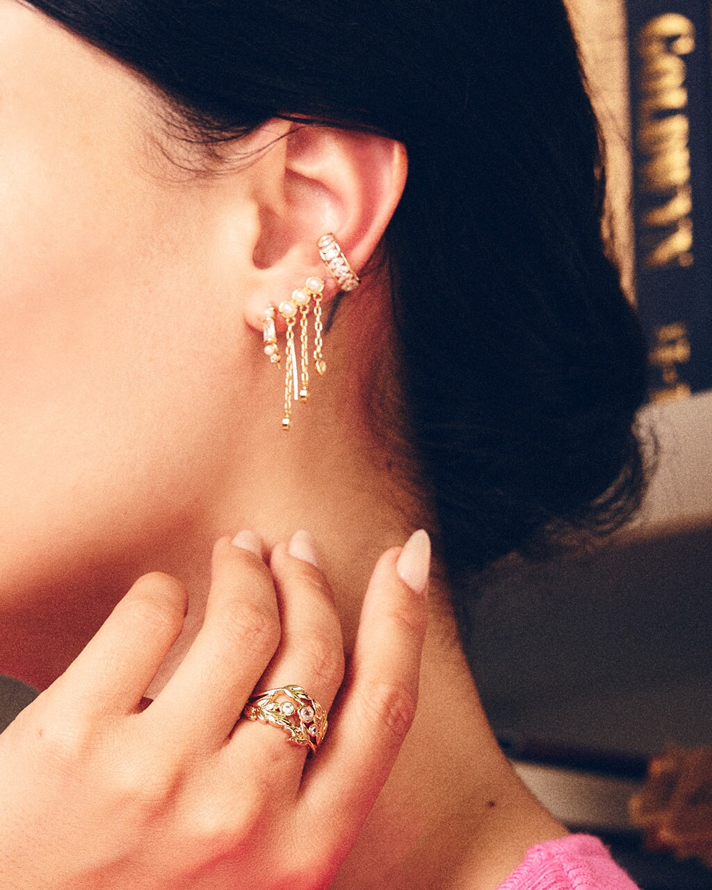 Nadia Threaders Earring Sterling Forever