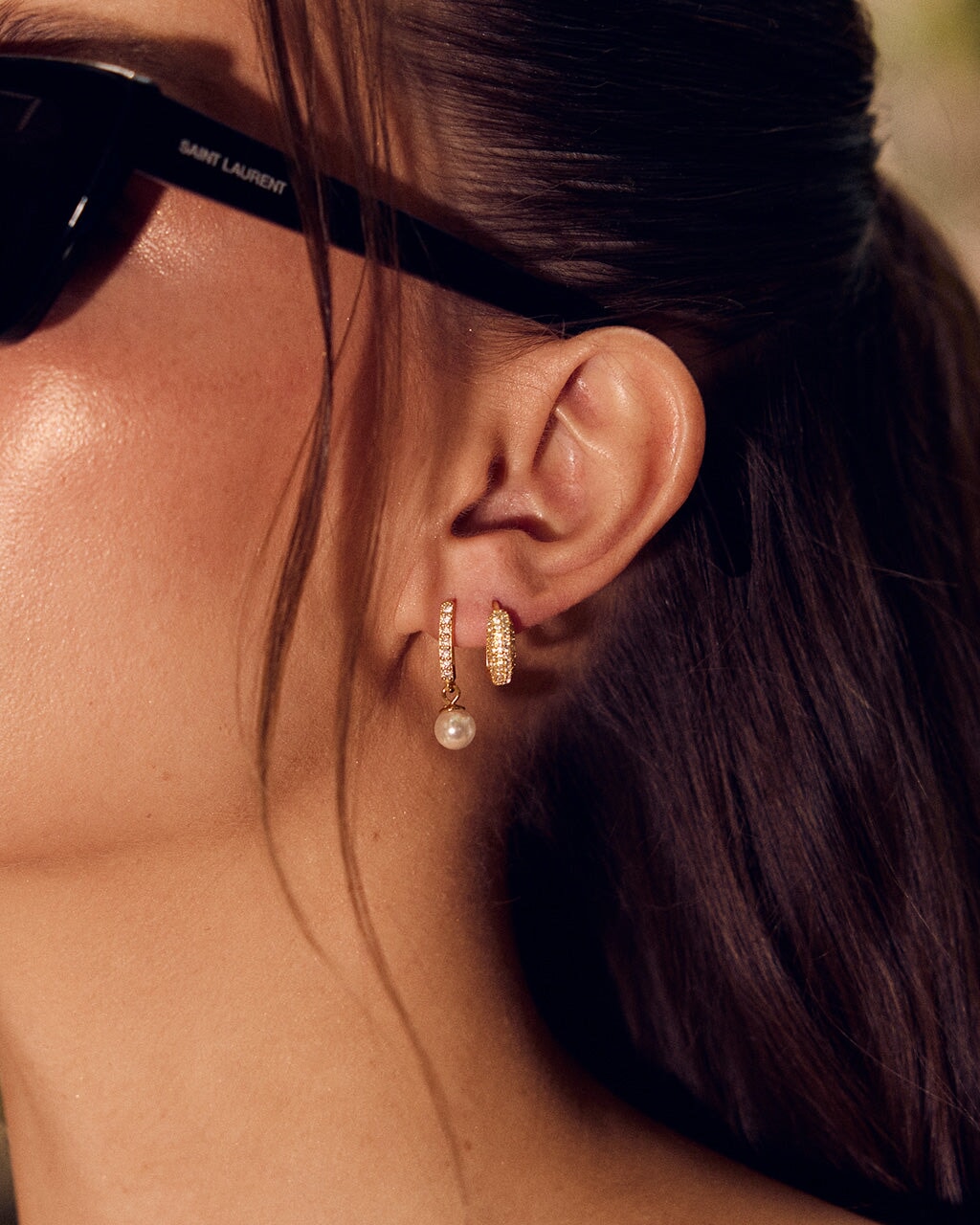 Shelby Micro Hoops Earring Sterling Forever