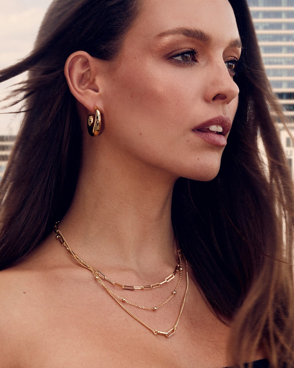 Coco Hoops Earring Sterling Forever