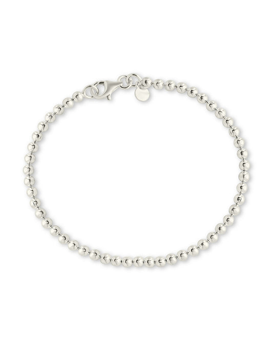 Sterling Silver Krista Beaded Chain Bracelet