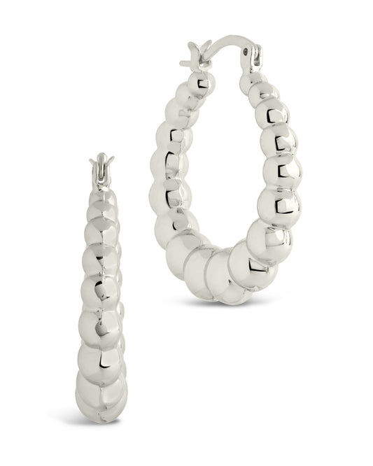 Audrey Bubble Sphere Hoop Earrings