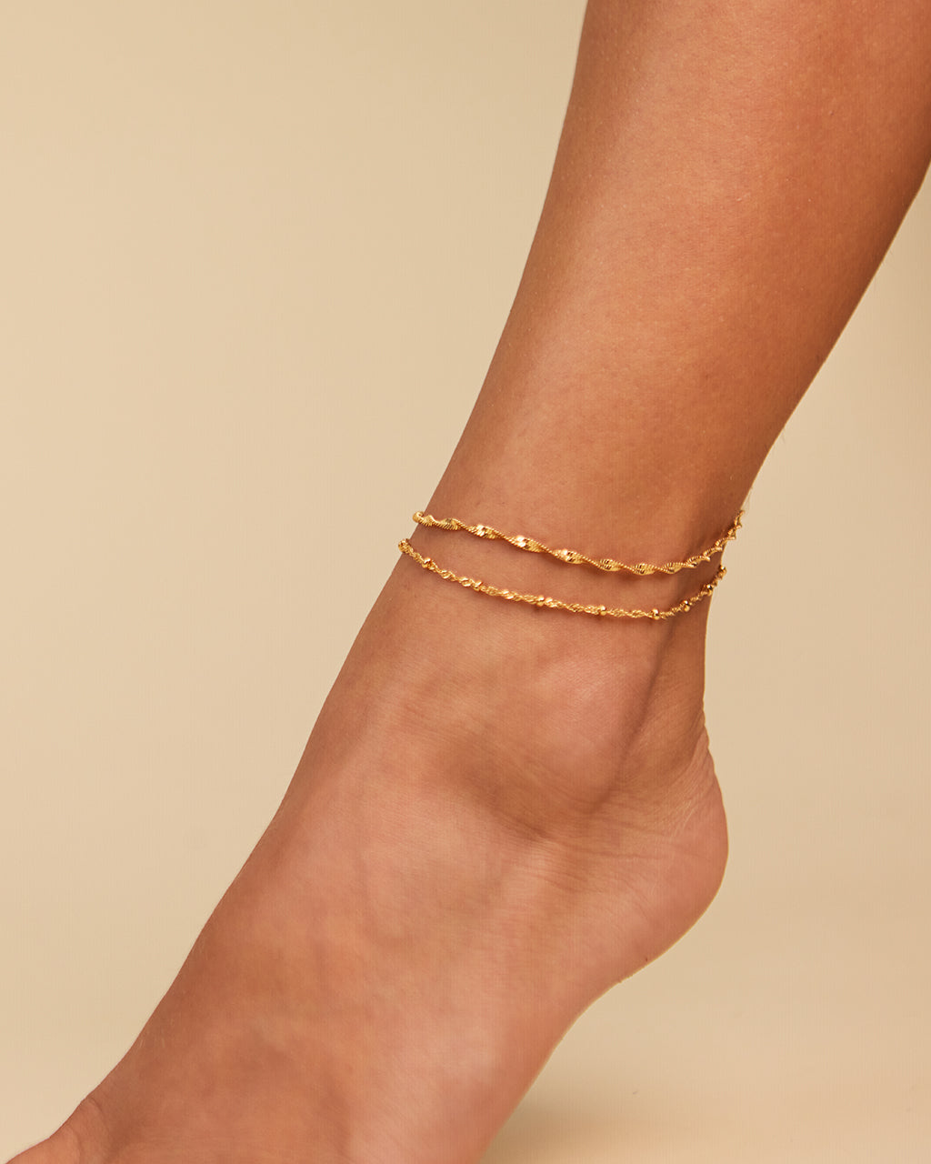 Kyra Layered Chain Anklet