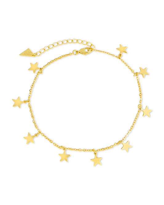 Sabina Star Charm Anklet