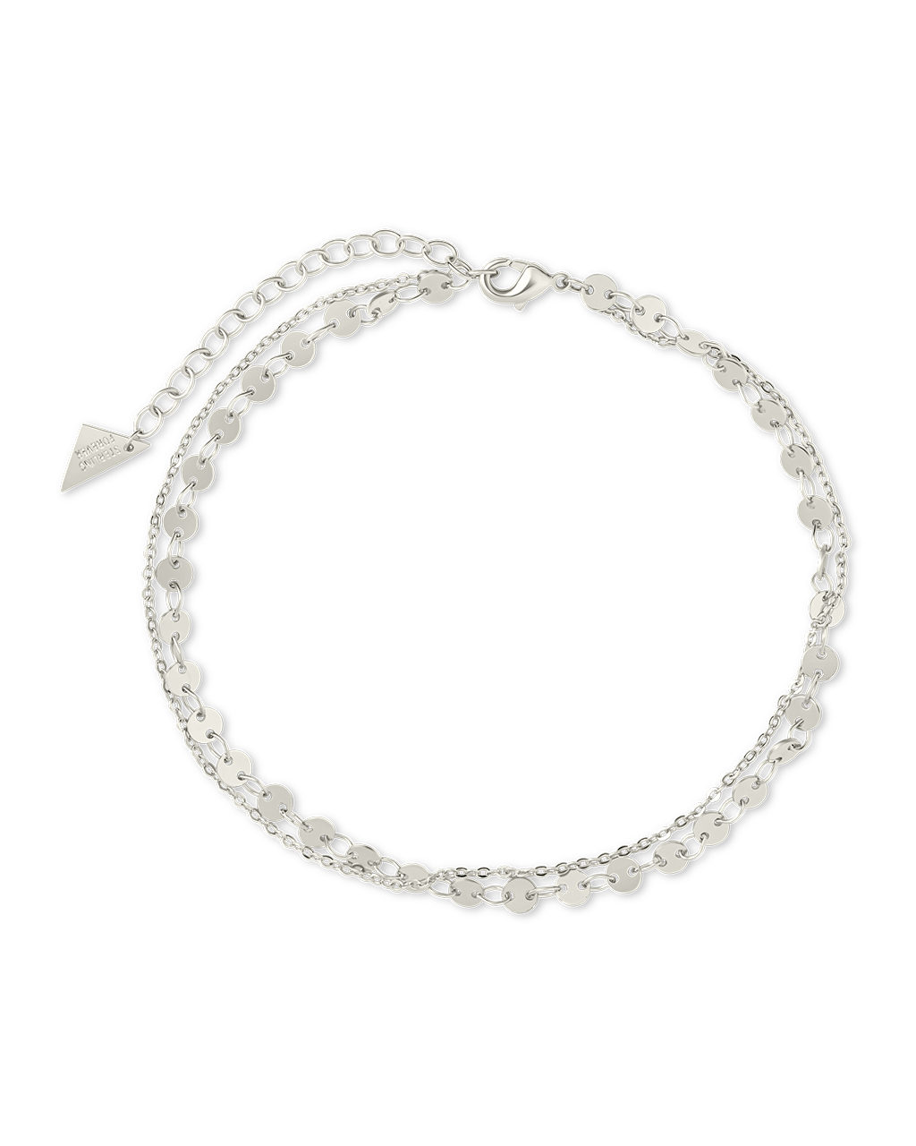 Eliana Layered Disc Chain Anklet