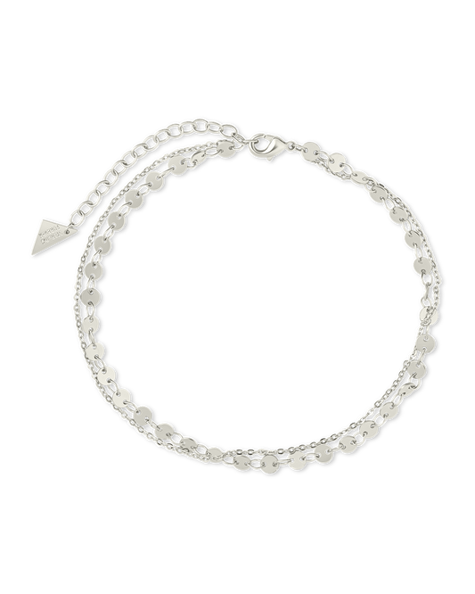 Eliana Layered Disc Chain Anklet