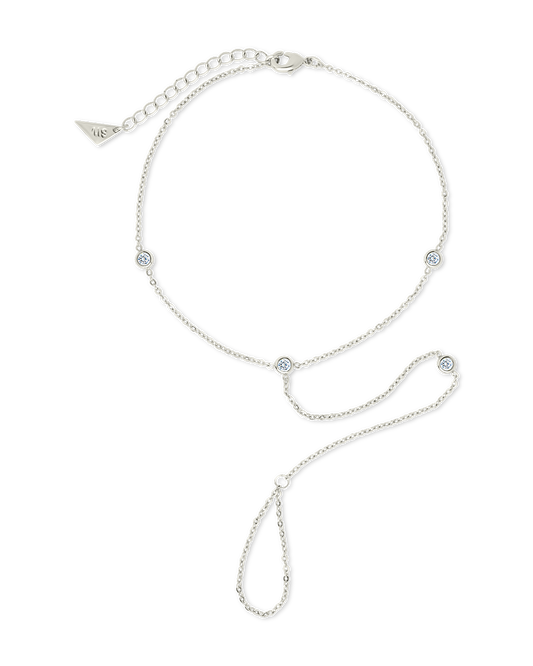 Sylvia CZ Chain Toe Anklet