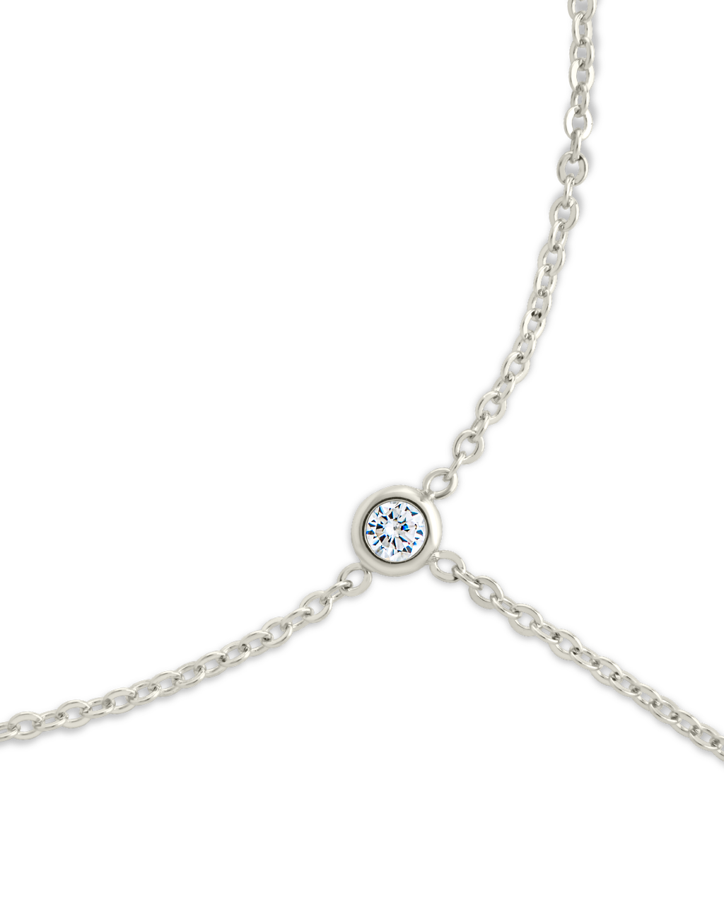 Sylvia CZ Chain Toe Anklet