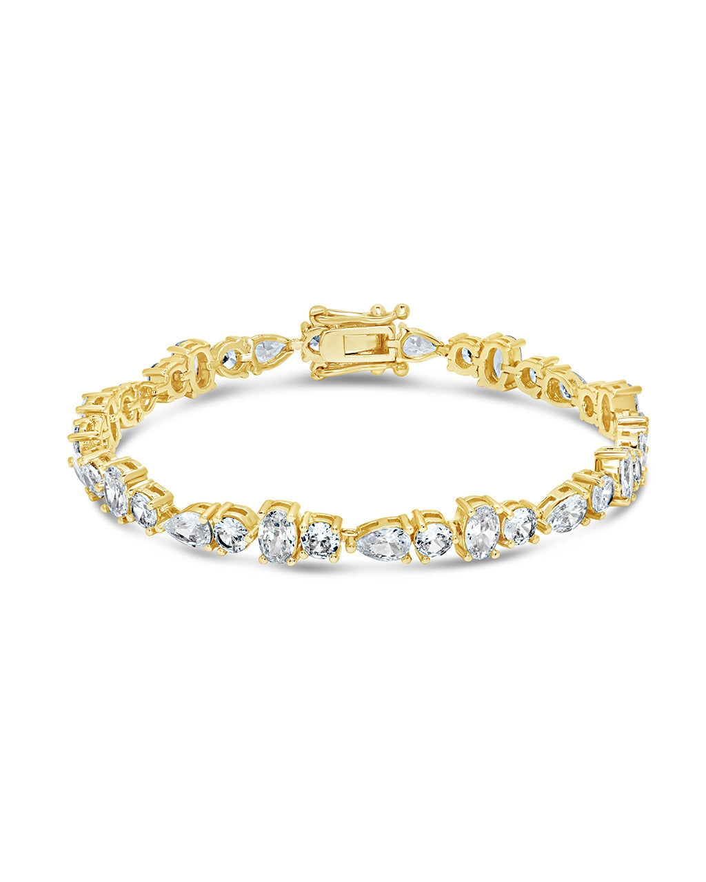 Billie CZ Tennis Bracelet Bracelet Sterling Forever Gold
