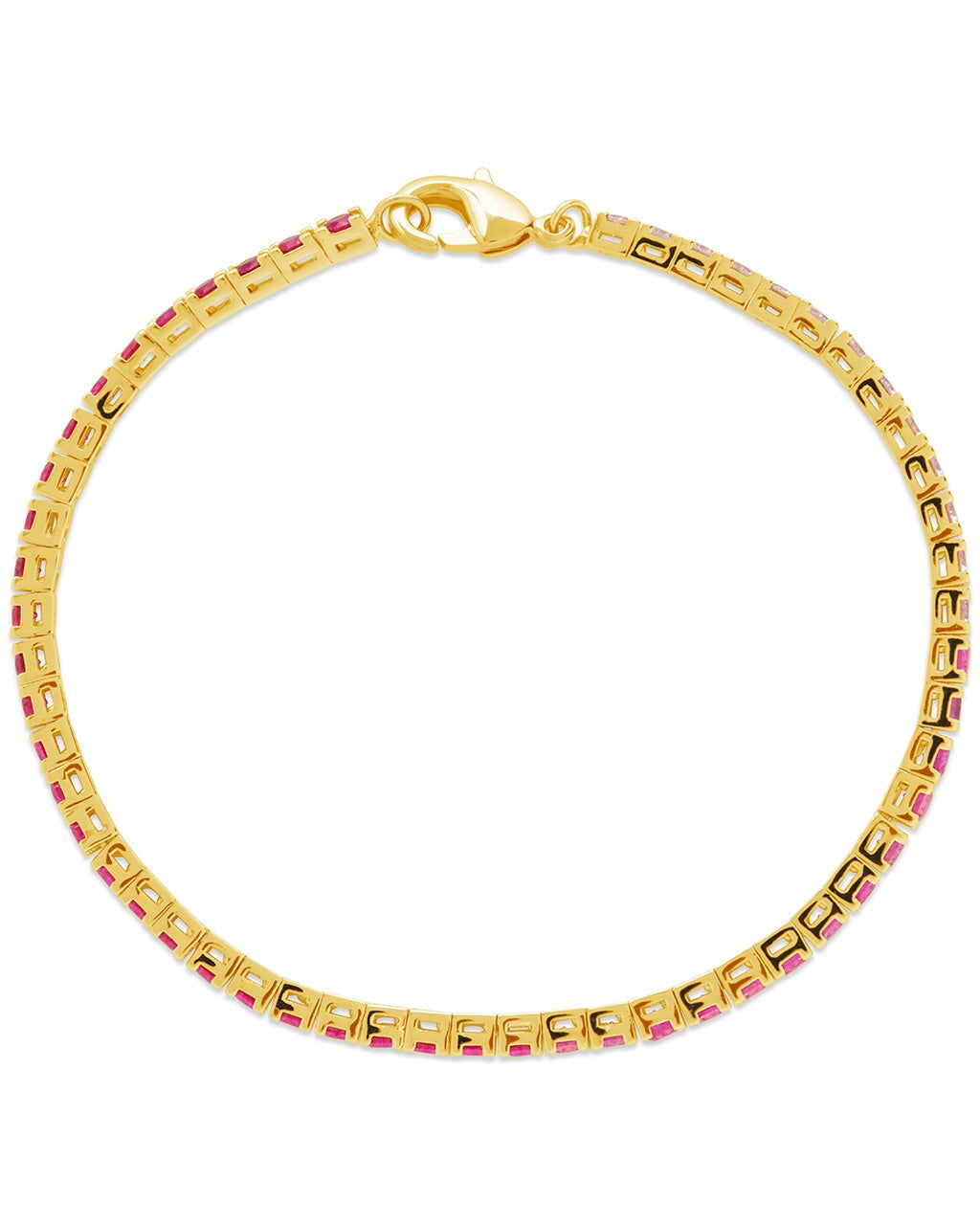 Hues of Pink Tennis Bracelet Bracelet Sterling Forever