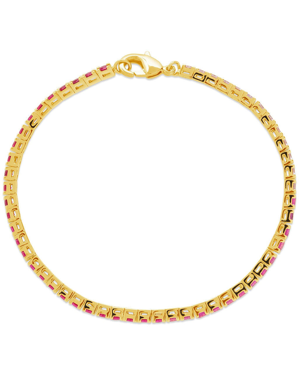 Hues of Pink Tennis Bracelet Bracelet Sterling Forever 