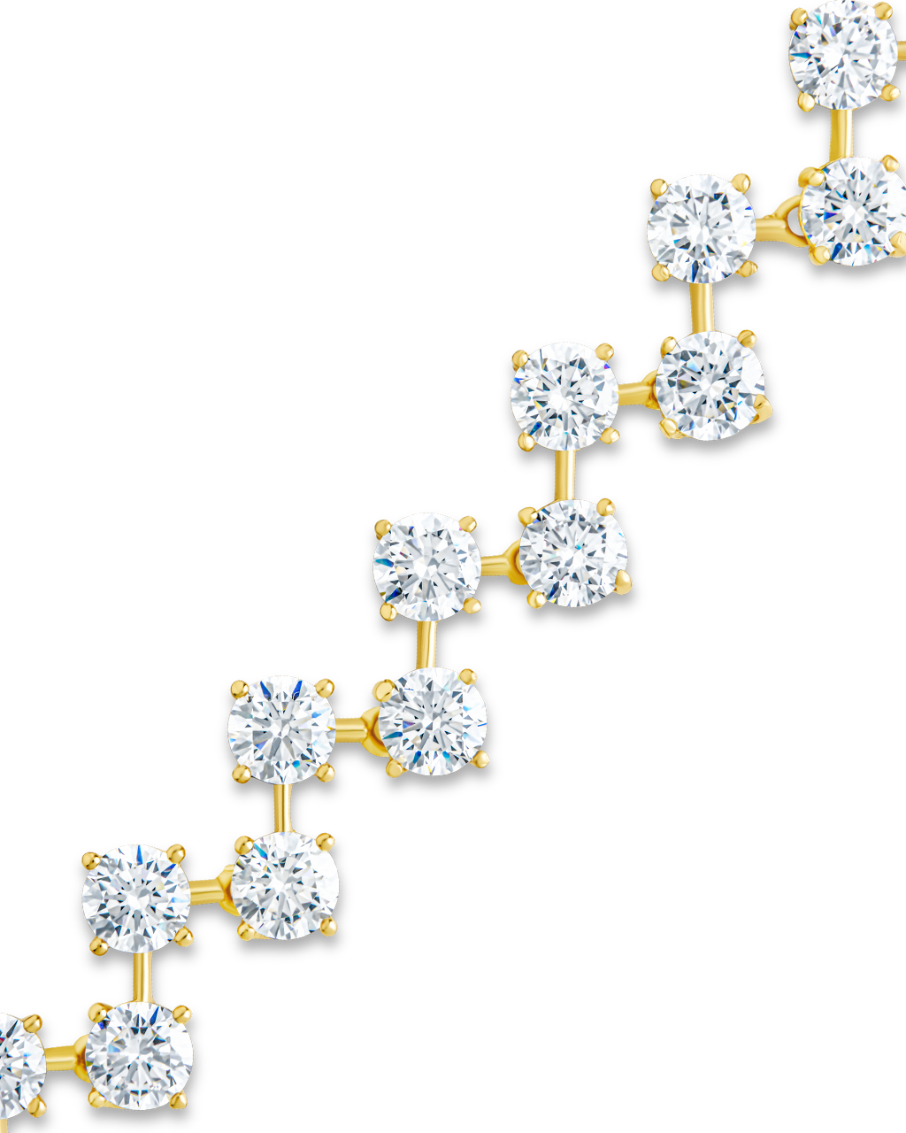 Carson CZ Tennis Bolo Bracelet