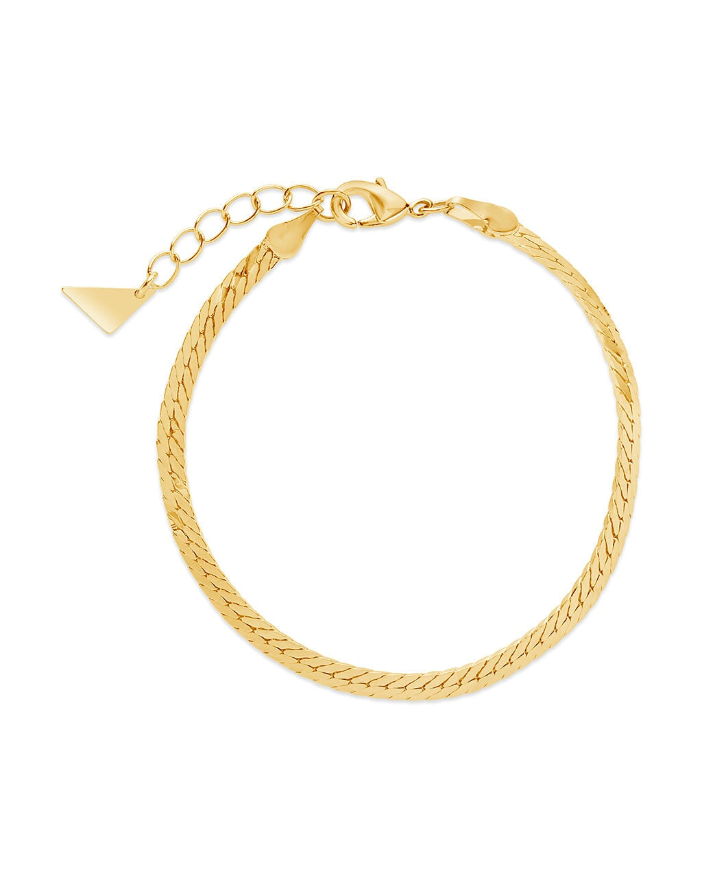 Bentley Chain Bracelet Bracelet Sterling Forever Gold 4.5mm