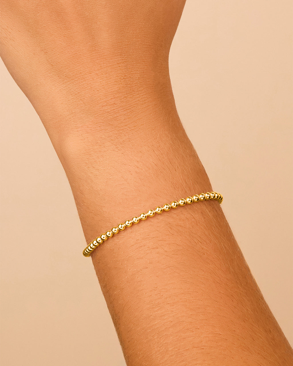 Sterling Silver Krista Beaded Chain Bracelet