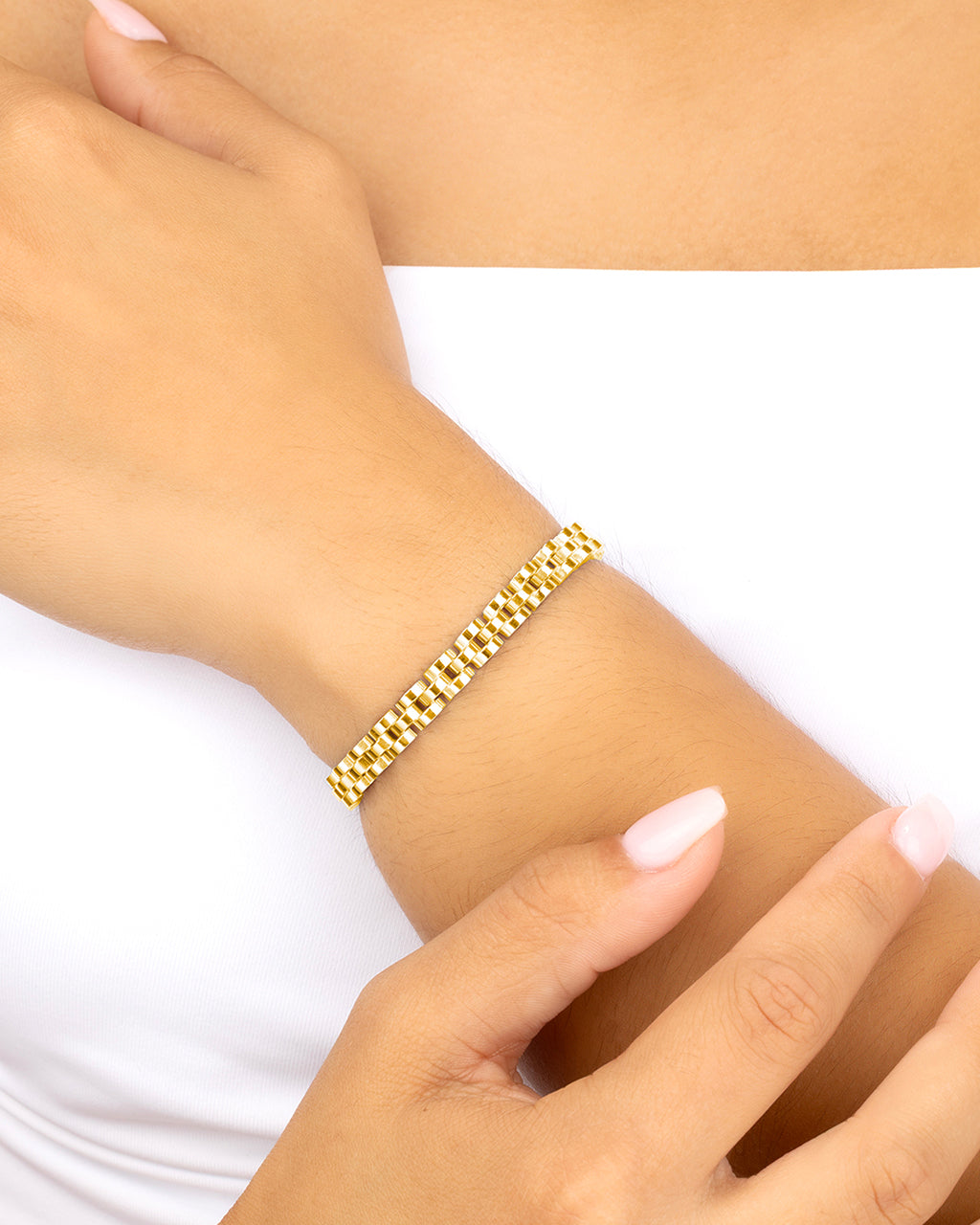 Dainty Thin Watch Chain Bracelet
