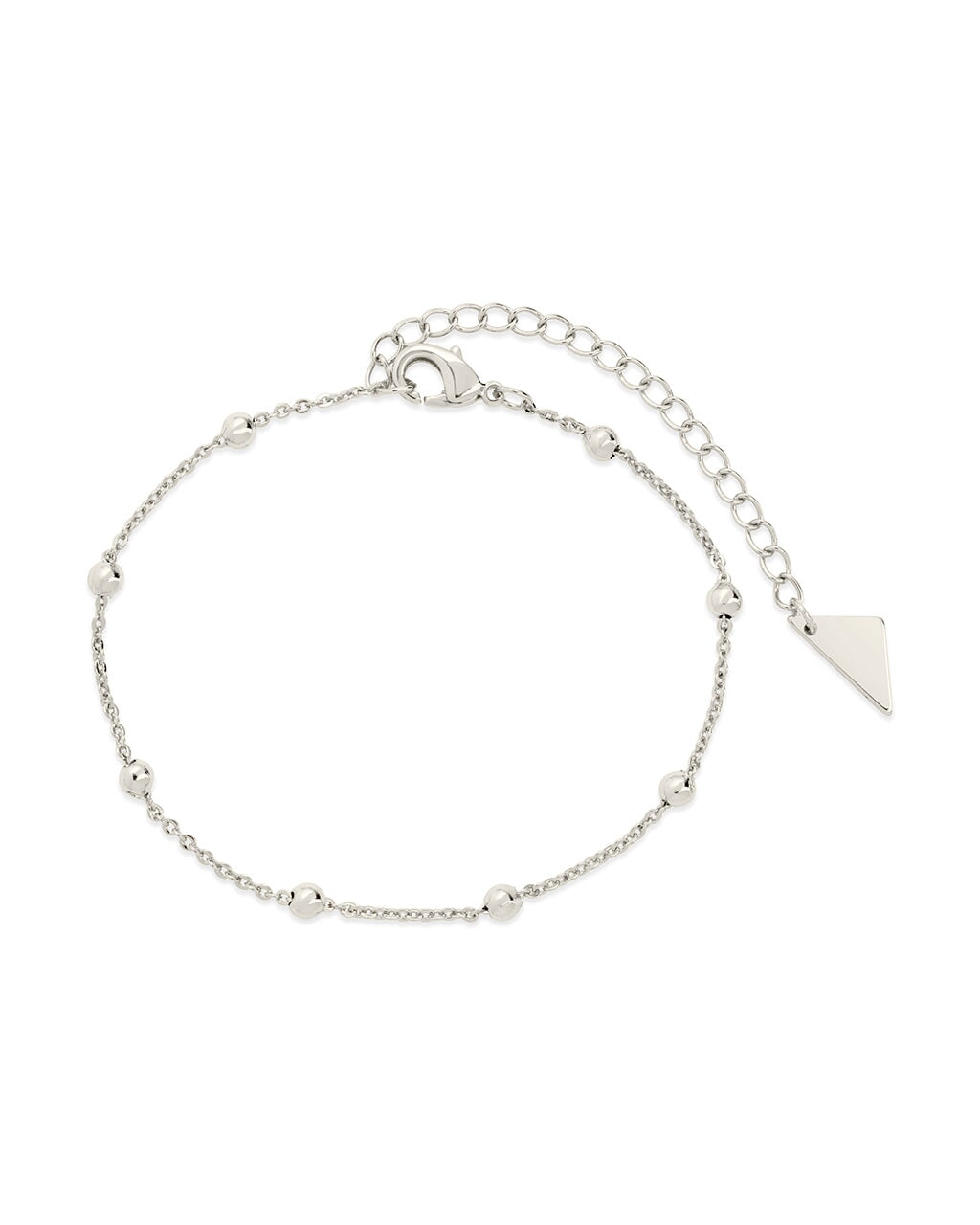 Beaded Station Bracelet Bracelet Sterling Forever Silver