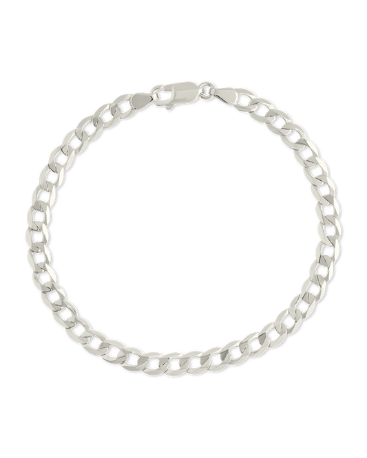 Sterling Silver Malena Cuban Link Chain Bracelet
