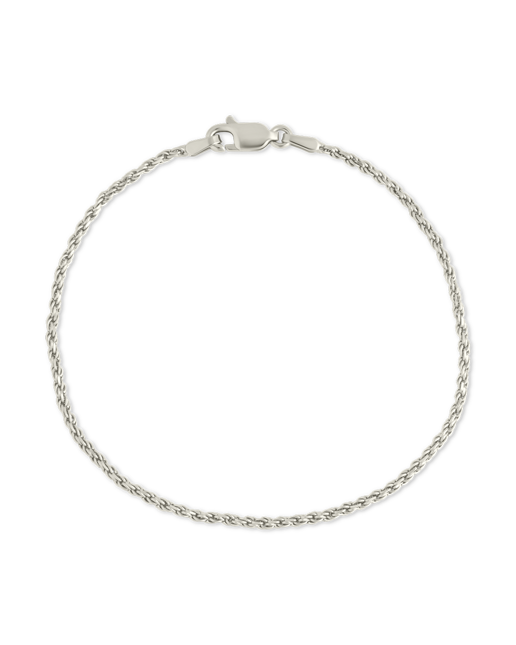 Sterling Silver Belen Dainty Rope Chain Bracelet