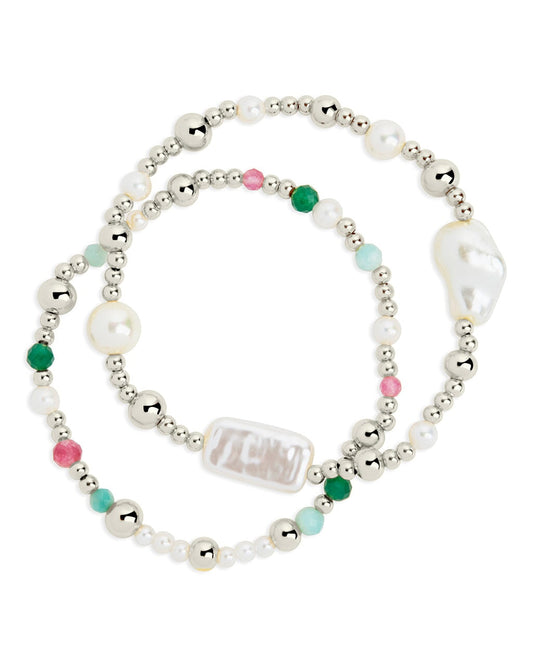 Nell Stretch Bracelet Set Bracelet Sterling Forever Silver