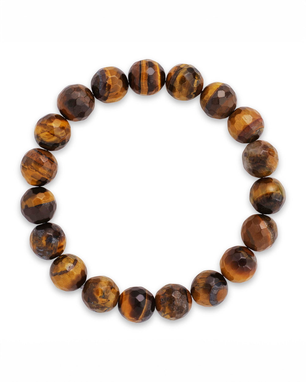 Tiger's Eye Beaded Stretch Bracelet