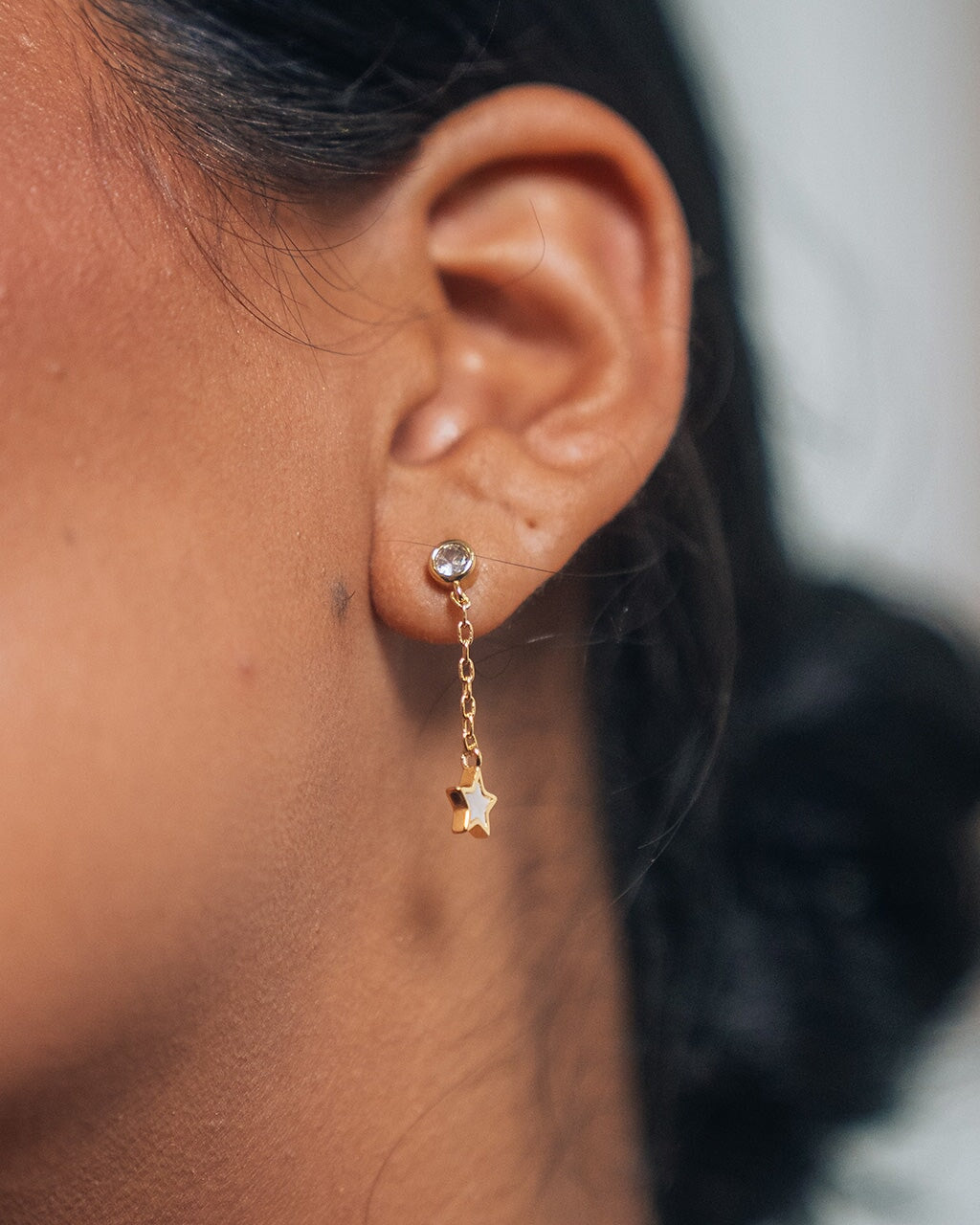 Deja Drop Studs Earring Sterling Forever