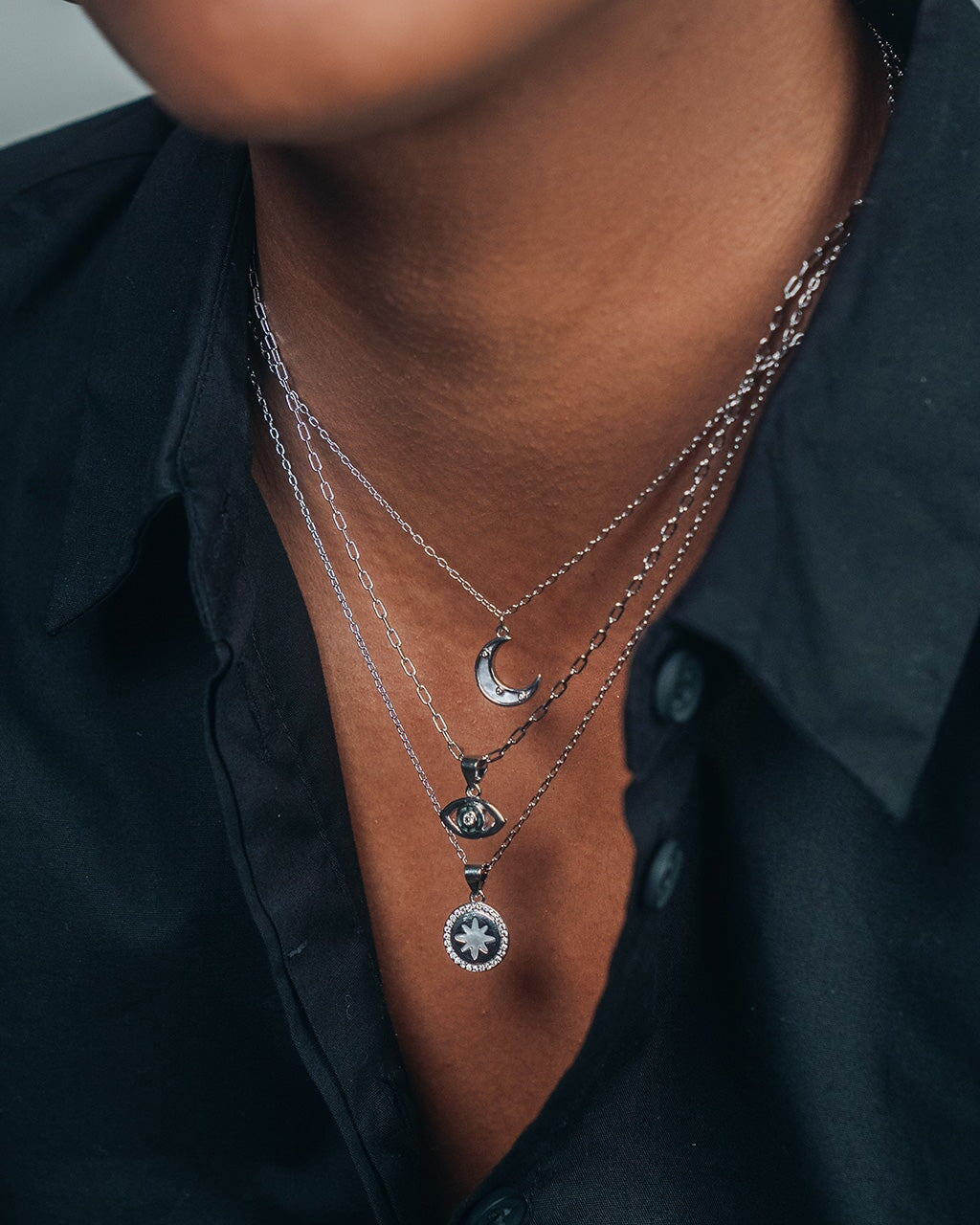 Nuria Pendant Necklace Sterling Forever
