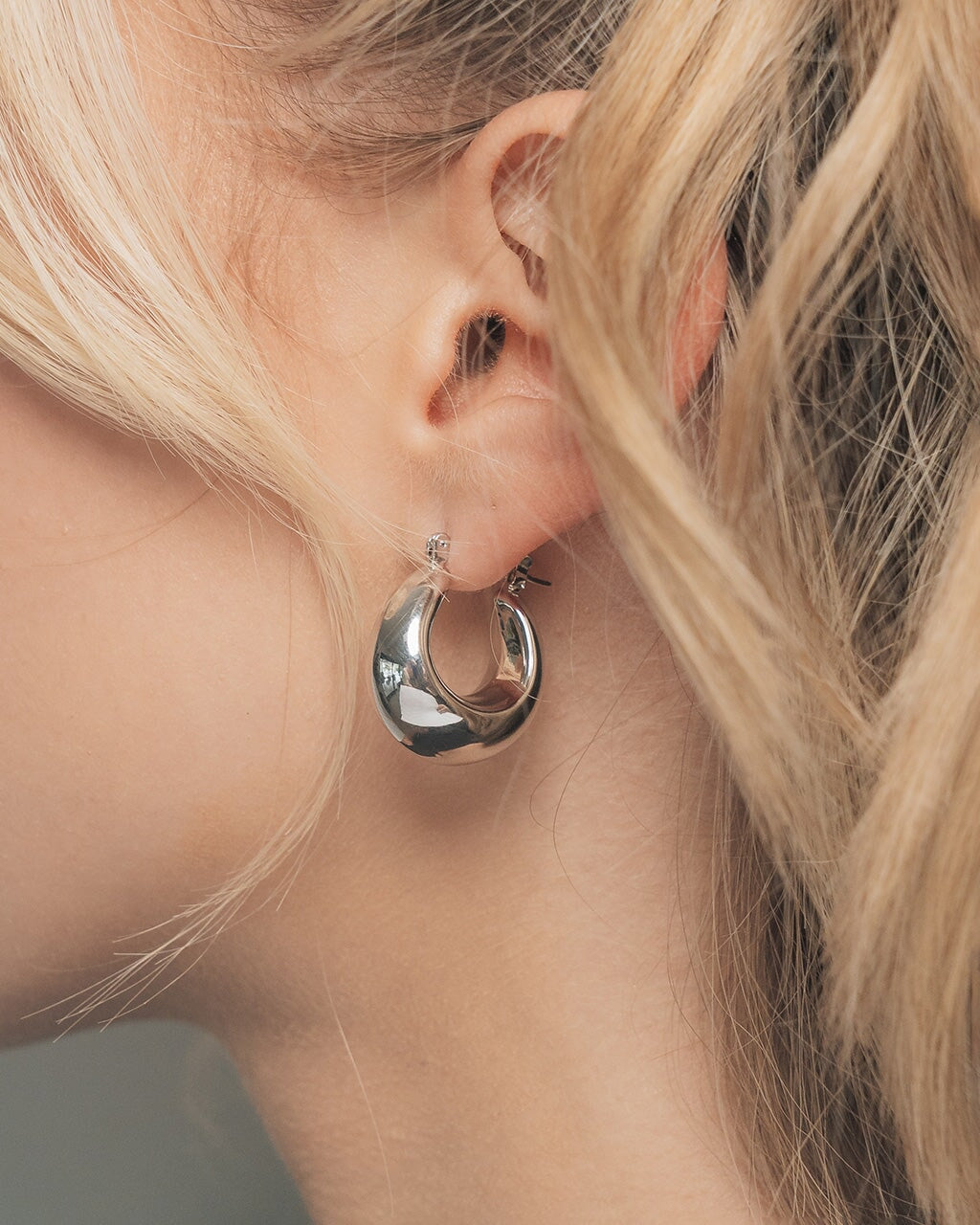 Nova Tube Hoops Earring Sterling Forever 