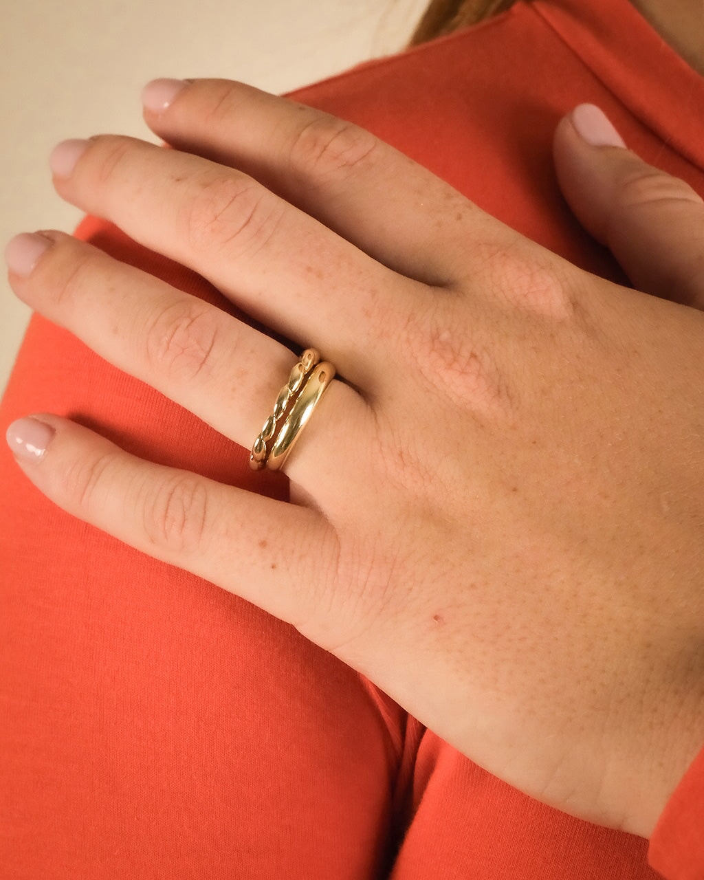 Kehlani Band Ring Set of 2 Ring Sterling Forever