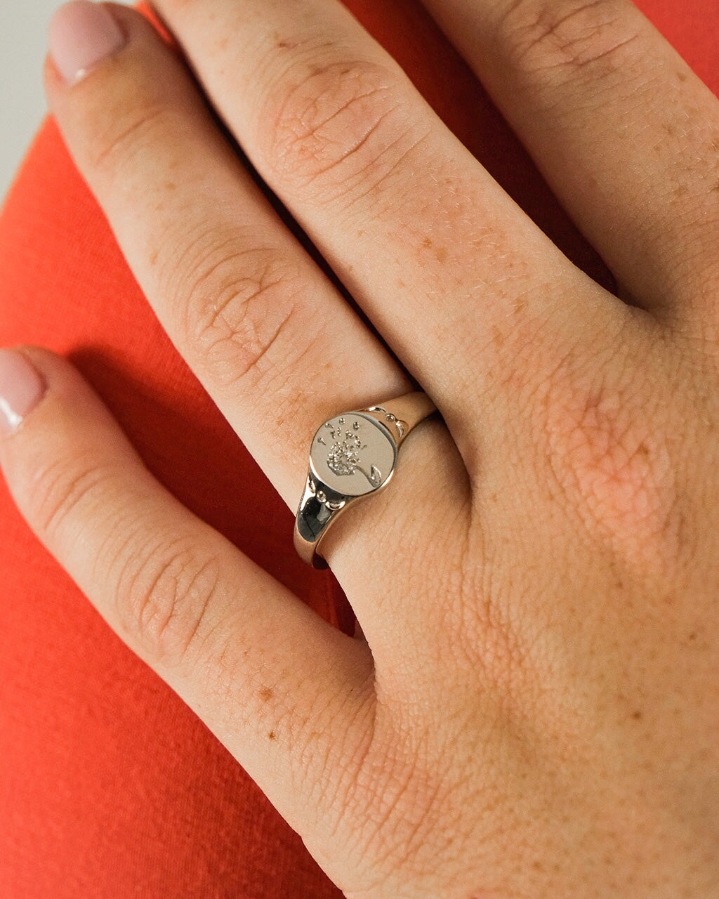 Make A Wish Signet Ring Ring Sterling Forever