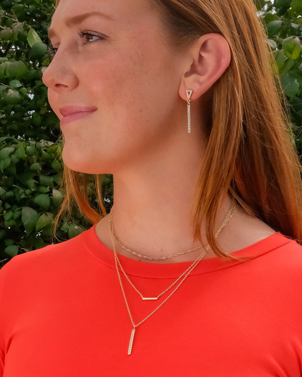Kiki Drop Studs Earring Sterling Forever