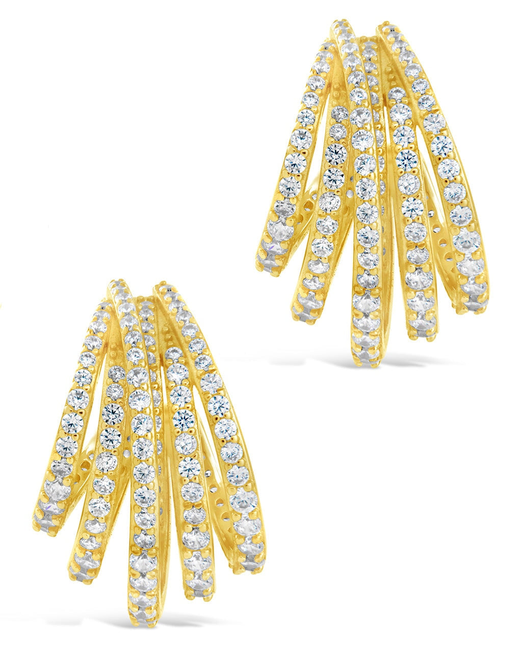 Jenny Statement Hoops Earring Sterling Forever