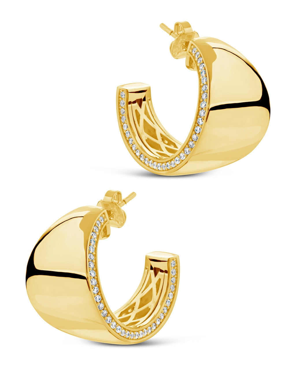 Becky Hoops Earring Sterling Forever