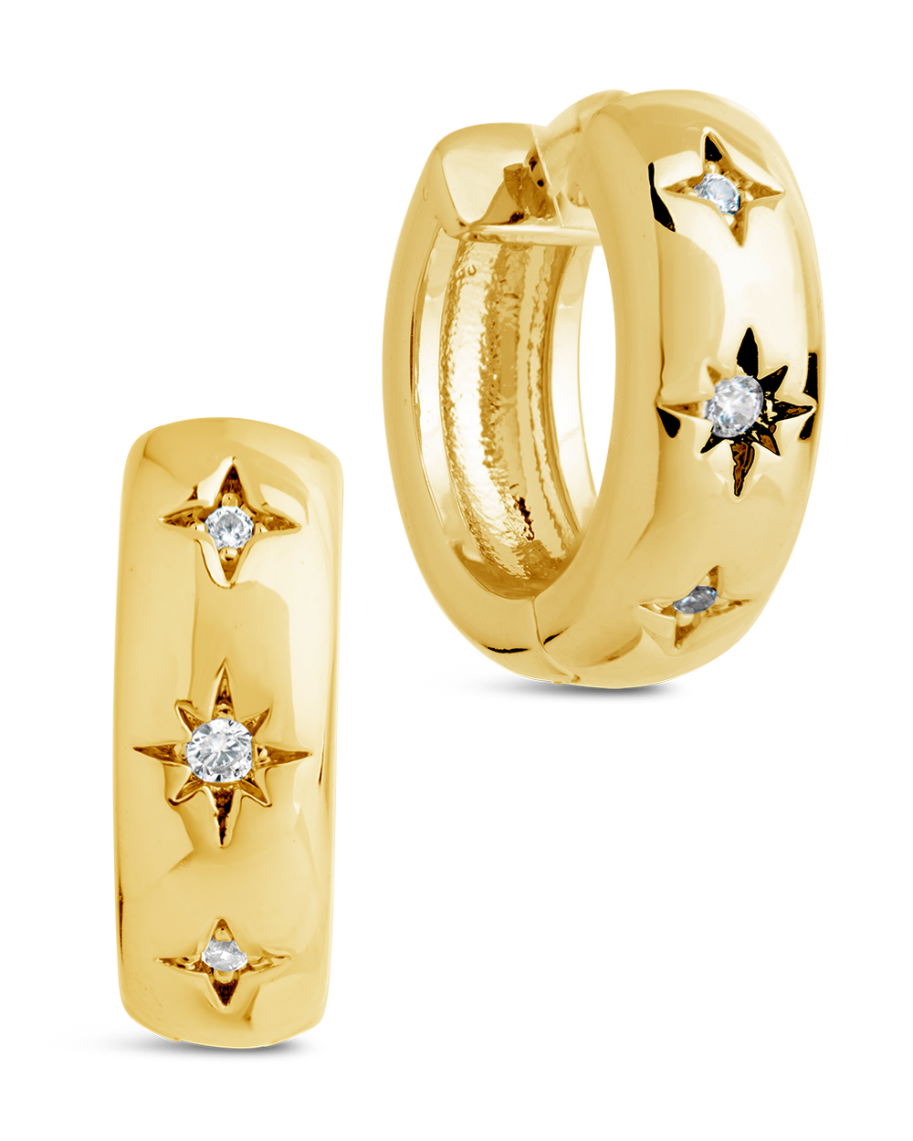 Harmoni CZ Hoops