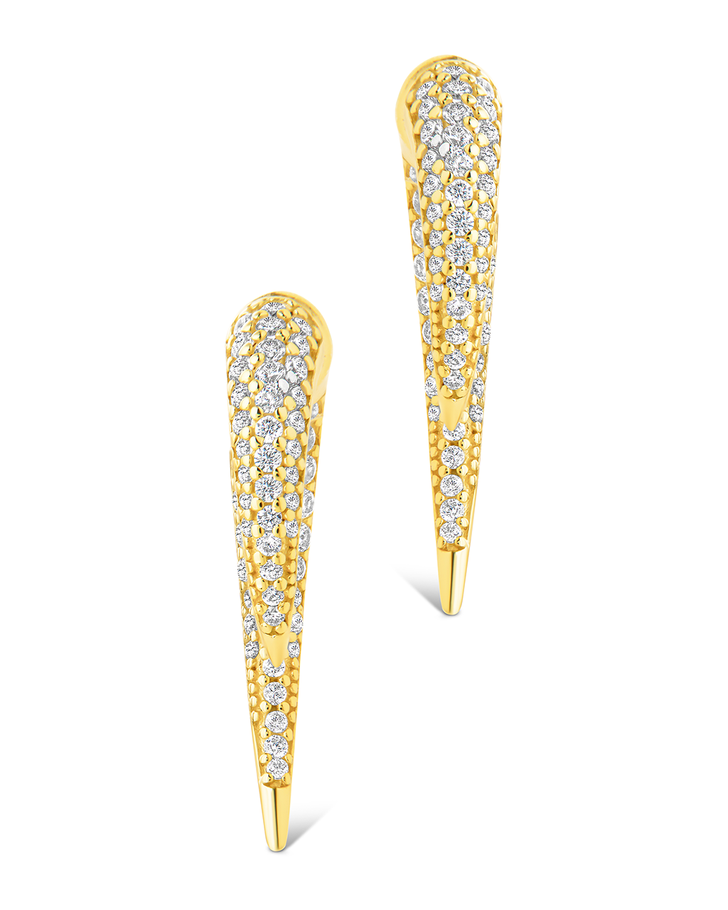 Becca Pointed CZ Stud Earrings
