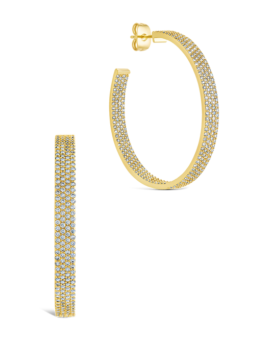 Velma CZ Statment Hoops