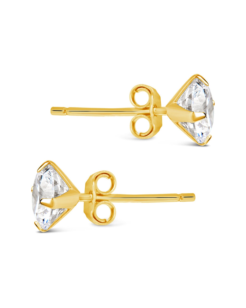 Sterling Silver 6mm CZ Studs Earring Sterling Forever