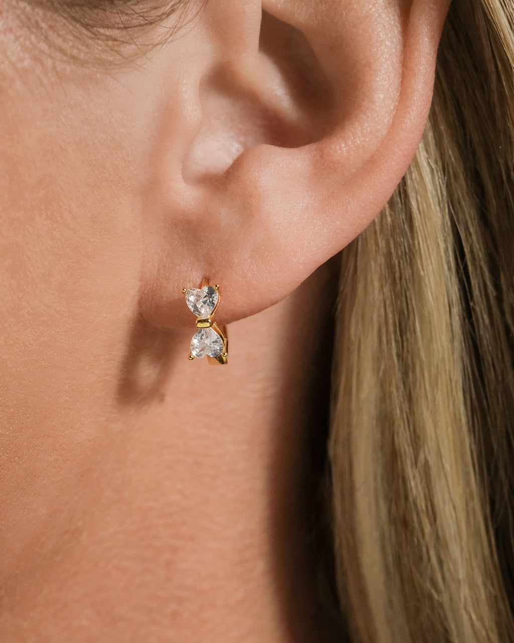 Sterling Silver Ravenna CZ Micro Hoop Earrings