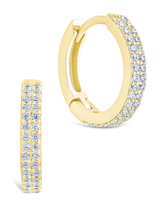 Sterling Silver Emerson Micro Hoops