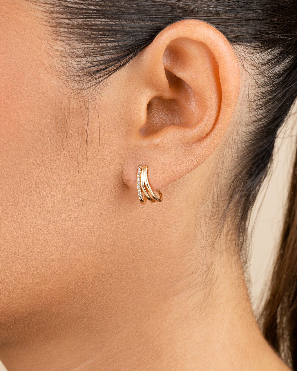 Sterling Silver Harlowe Claw Studs