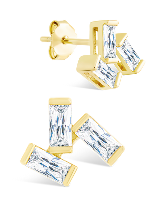 Sterling Silver Macy CZ Studs