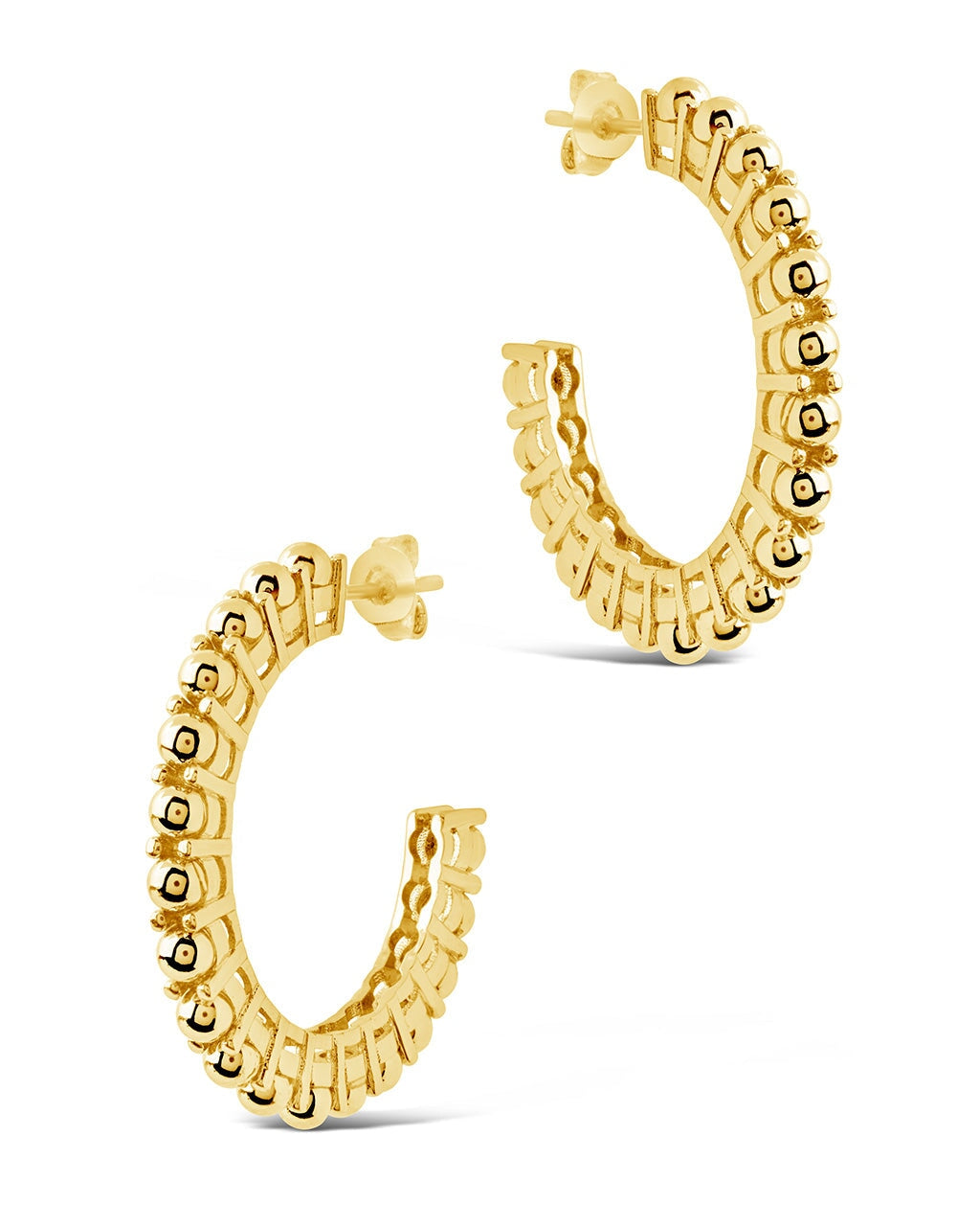 Kit Hoops Earring Sterling Forever