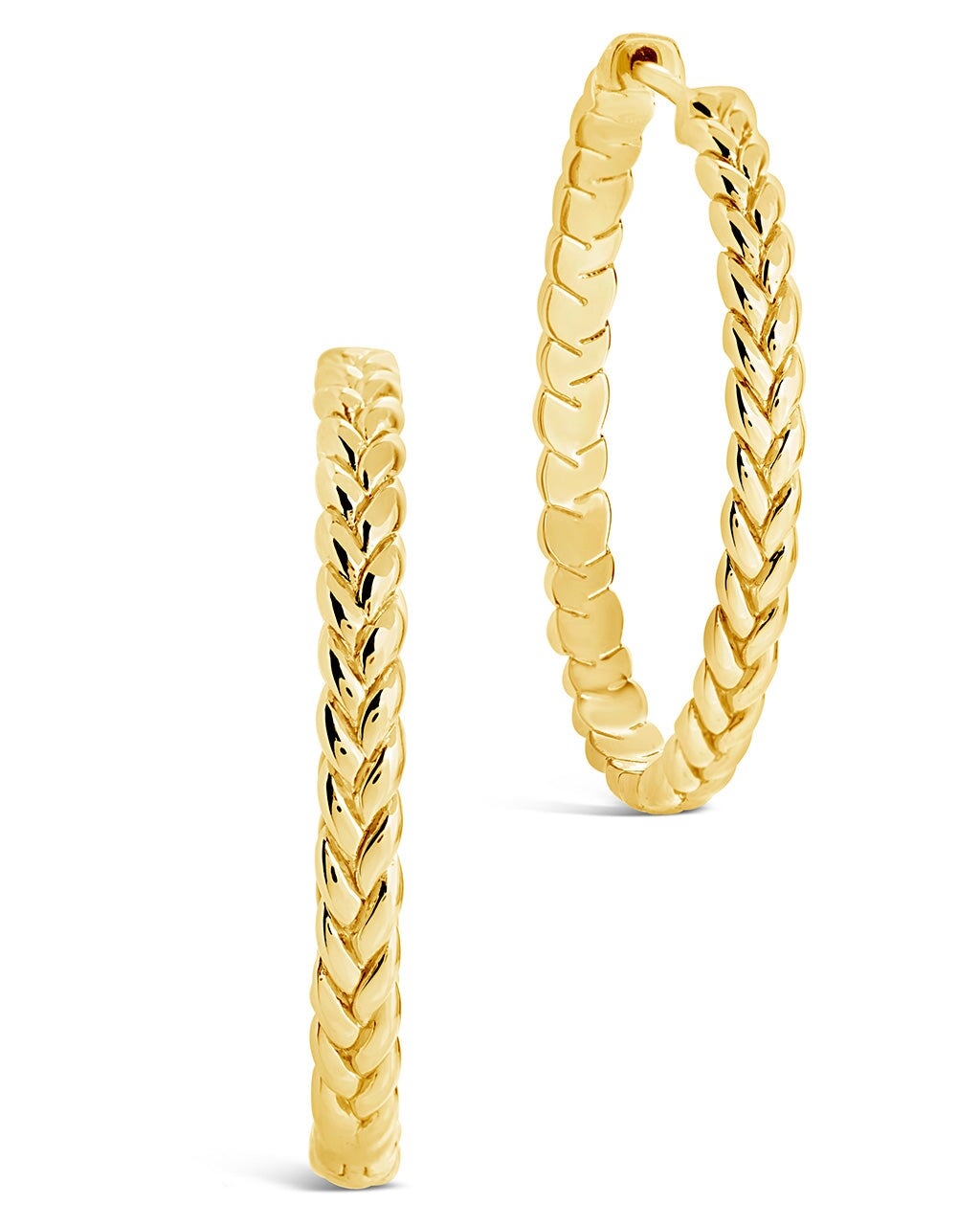 Khalessi Hoops Earring Sterling Forever Gold