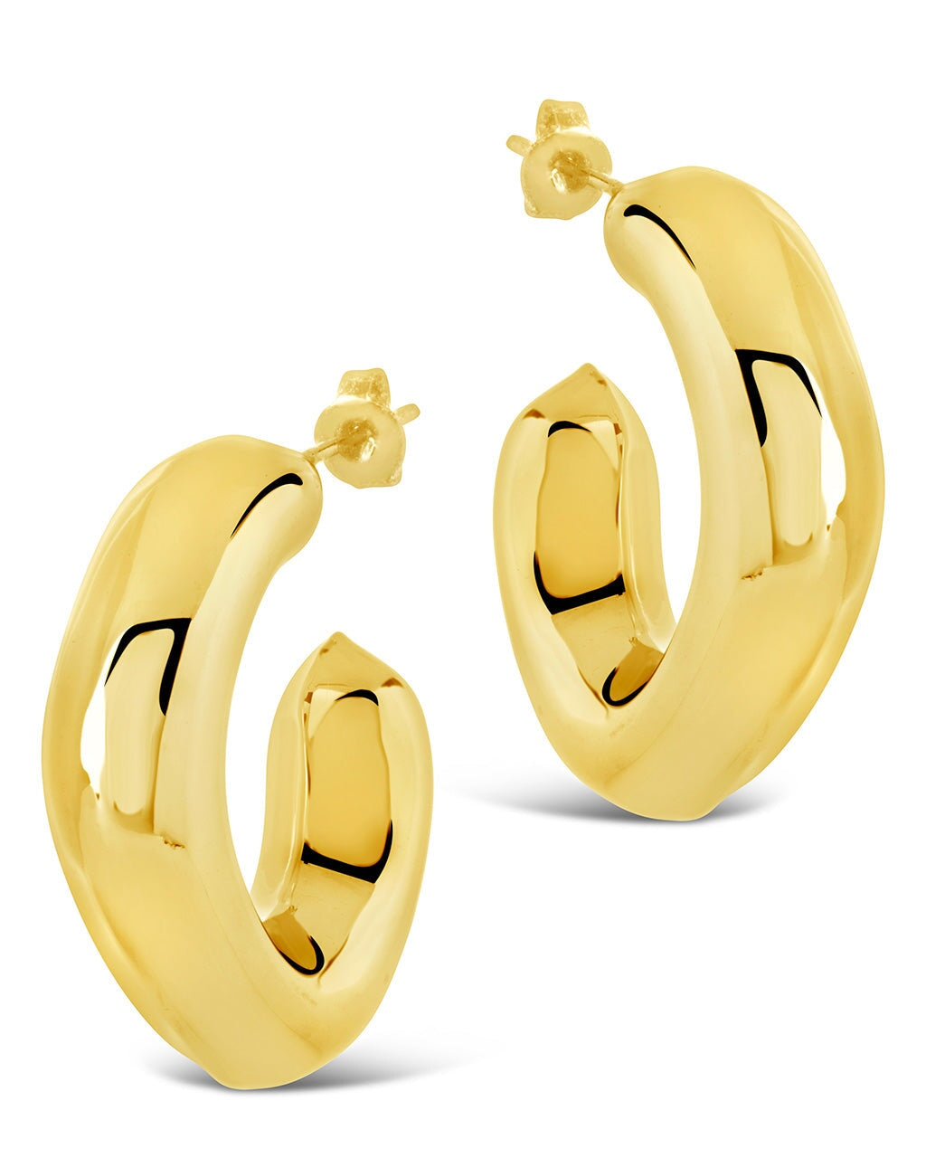 Miley Tube Hoops Earring Sterling Forever