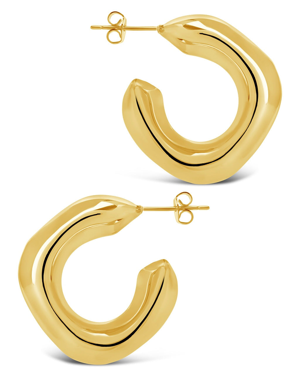Miley Tube Hoops Earring Sterling Forever