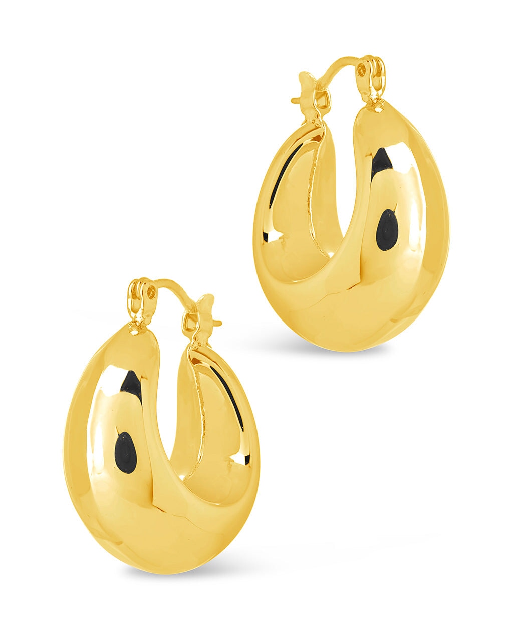 Nova Tube Hoops Earring Sterling Forever 