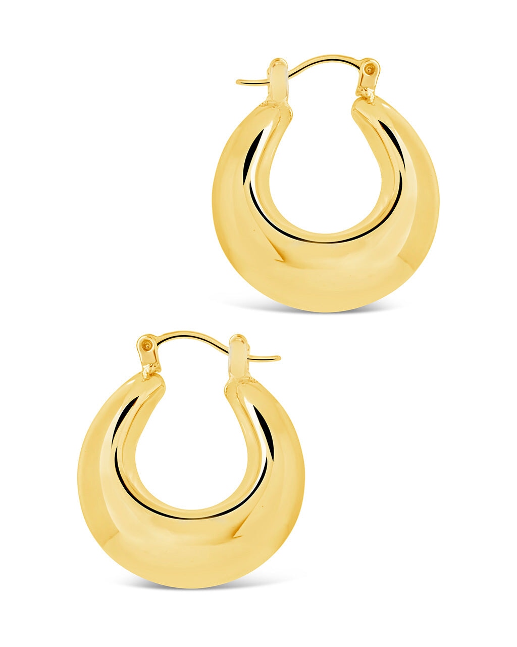 Nova Tube Hoops Earring Sterling Forever
