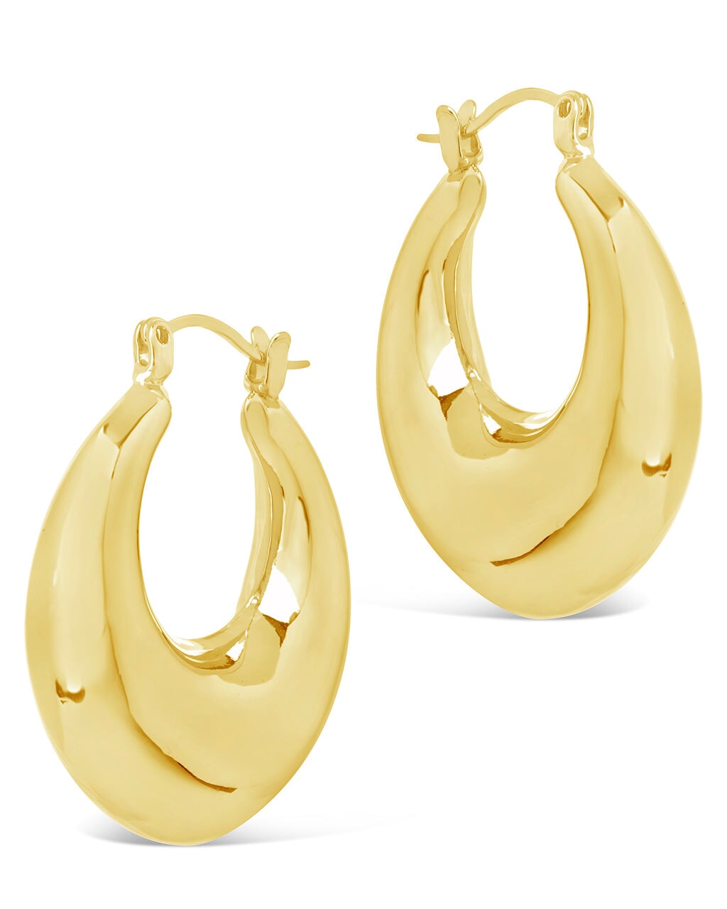 Pandora Tube Hoops Earring Sterling Forever