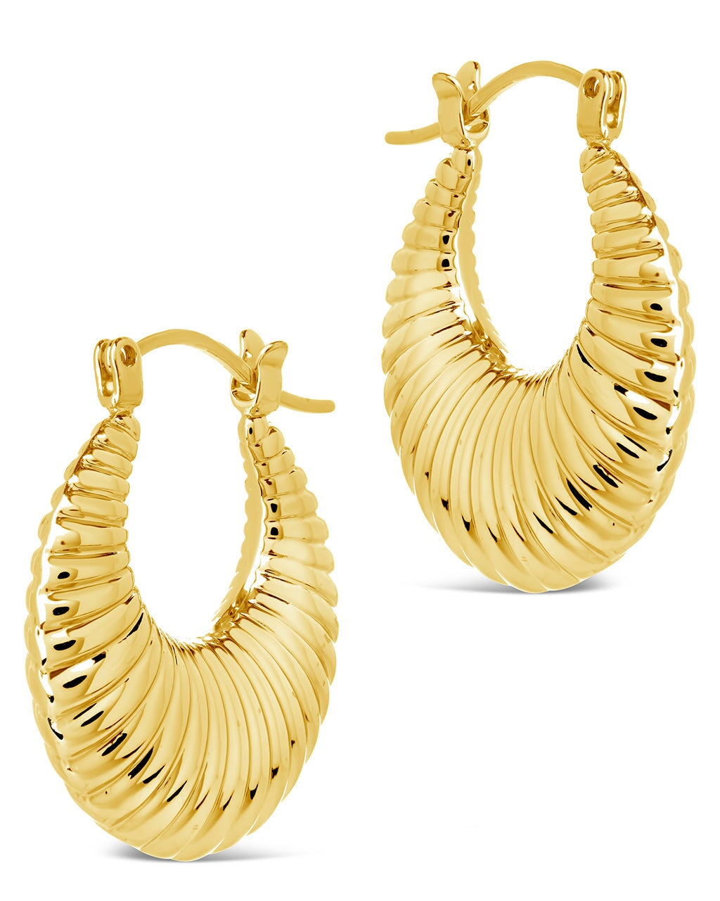 Stevie Tube Hoops Earring Sterling Forever